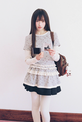 Layered Look Girl’s Spring T-shirt